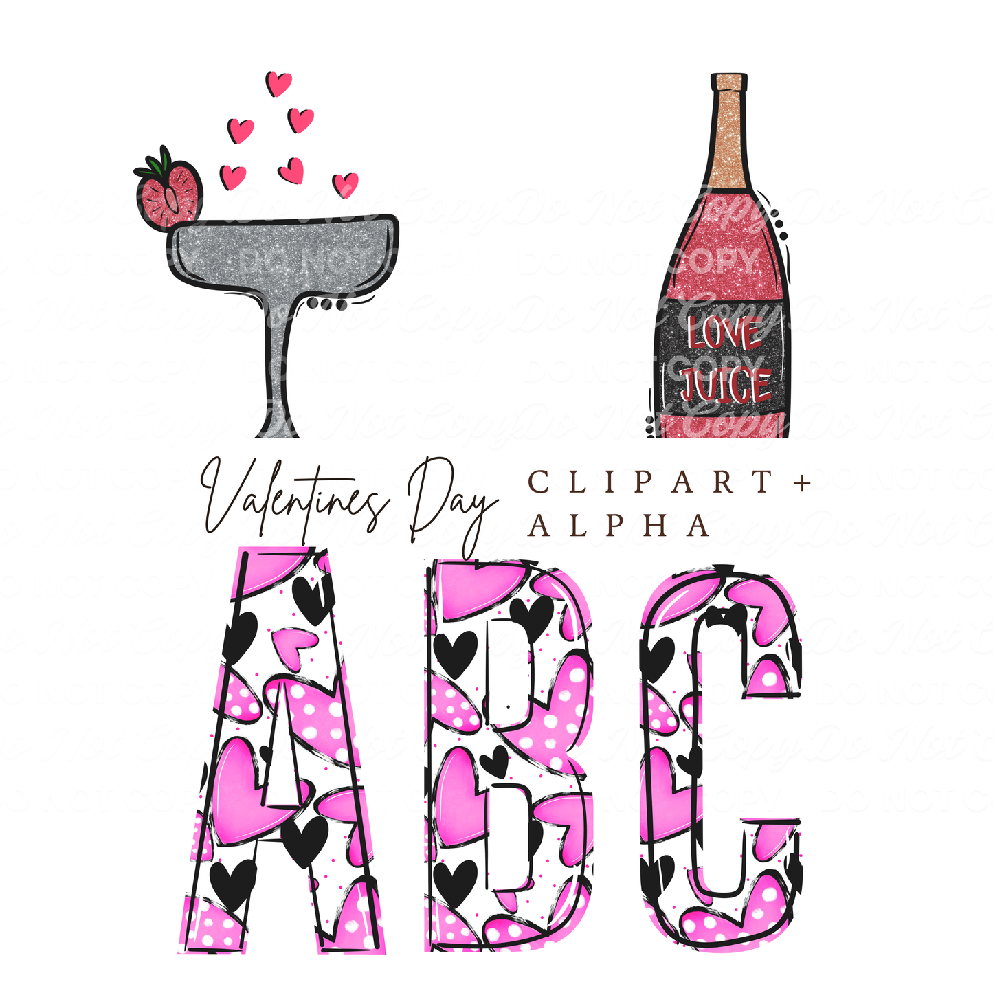 Holiday Mashup Clipart Collab | 30+ Elements + Bonus Font | AKC Digitals x BeeUTiFullYou | PNG Clipart for Designers