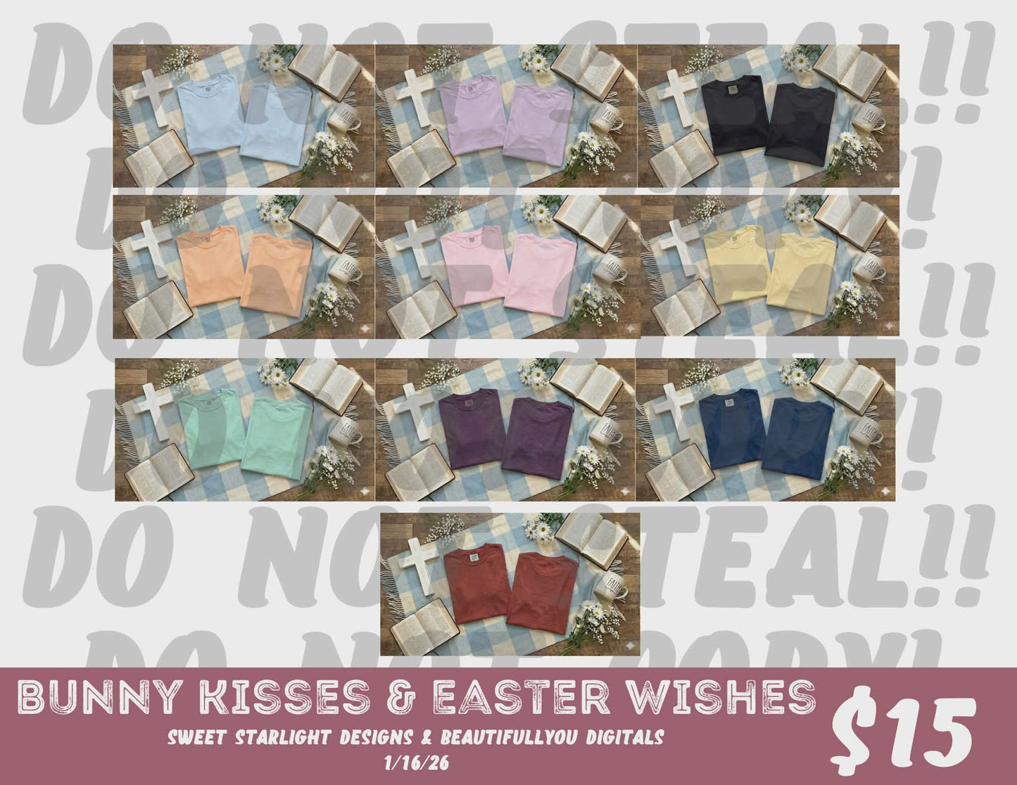 Bunny Kisses & Easter Wishes Collab Bundle w/ Sweet Starlight Designs