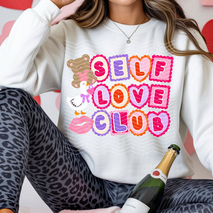 Self Love Club Valentine's Bundle | PNG Designs, Seamless Pattern & Tumbler Wrap