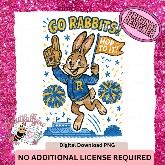 GO RABBITS! PNG Download