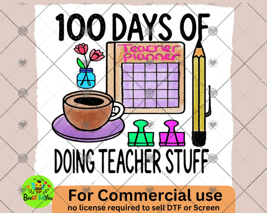 100 Days of Doing Teacher Stuff