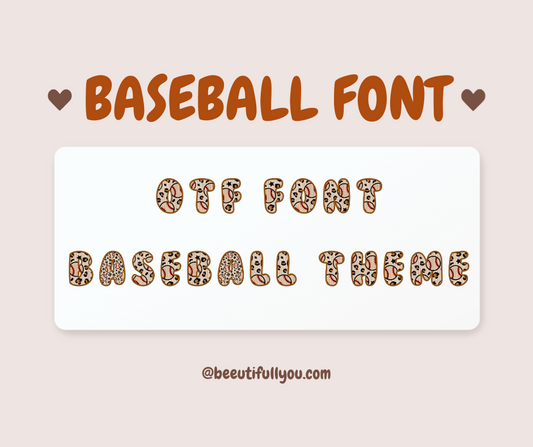 Baseball Font – OTF Format