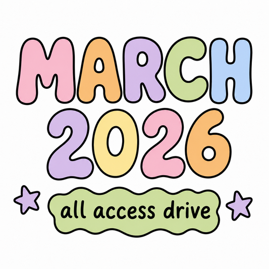 March 2026 All Access Google Drive – BeeUTiFullYou Digital Downloads