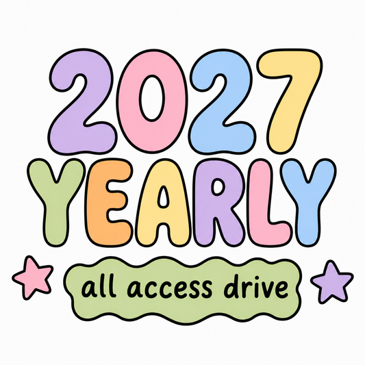 2027 All Access Google Drive | Finished Designs + Creative Toolbox
