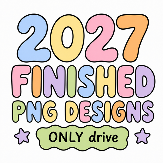 2027 yearly Finished Designs ONLY Drive