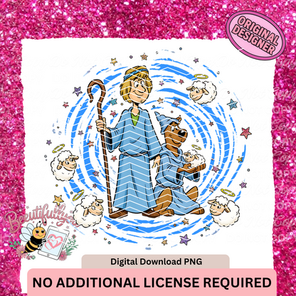 Freebie Friday PNG| Scooby and Shaggy Religious PNG| Perfect for the Holiday Season