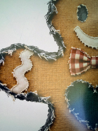 Ripped Jeans Texture Christmas Clipart Bundle | 12 PNG Elements