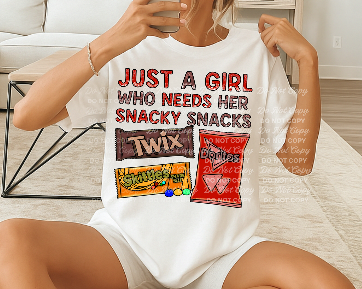 Just a Girl Who Needs Her Snacky Snacks PNG download