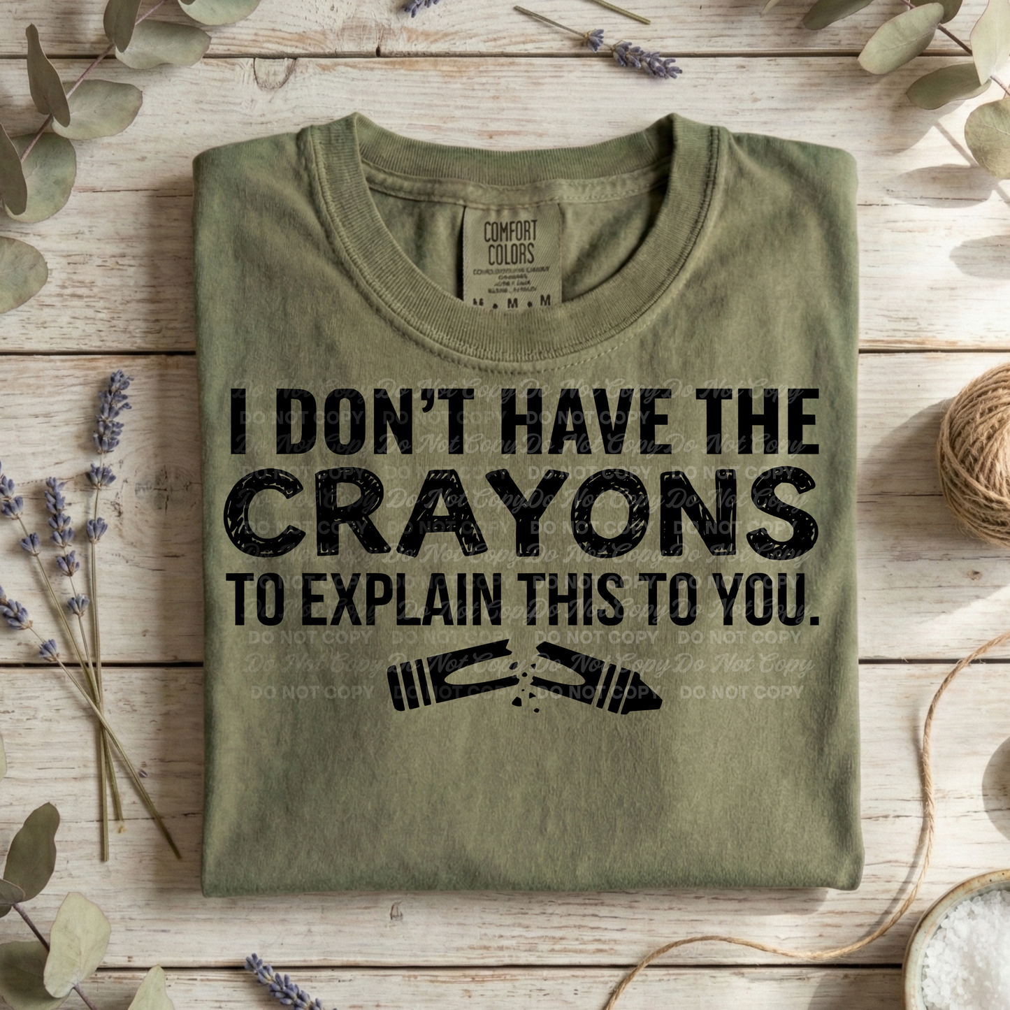 I Don’t Have the Crayons PNG