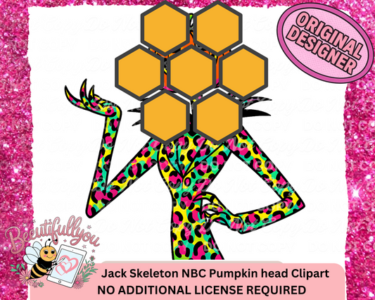 Jack Skellington Pumpkin Head Clipart
