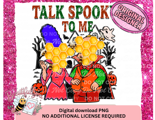 Talk Spooky to Me PNG