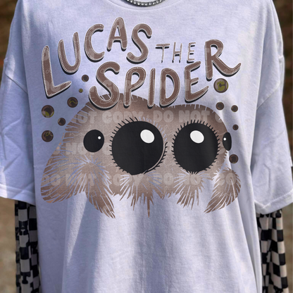 Lucas the Spider PNG Design | Cute Spooky Aesthetic | Trendy Shirt Design | Commercial Use Digital Download