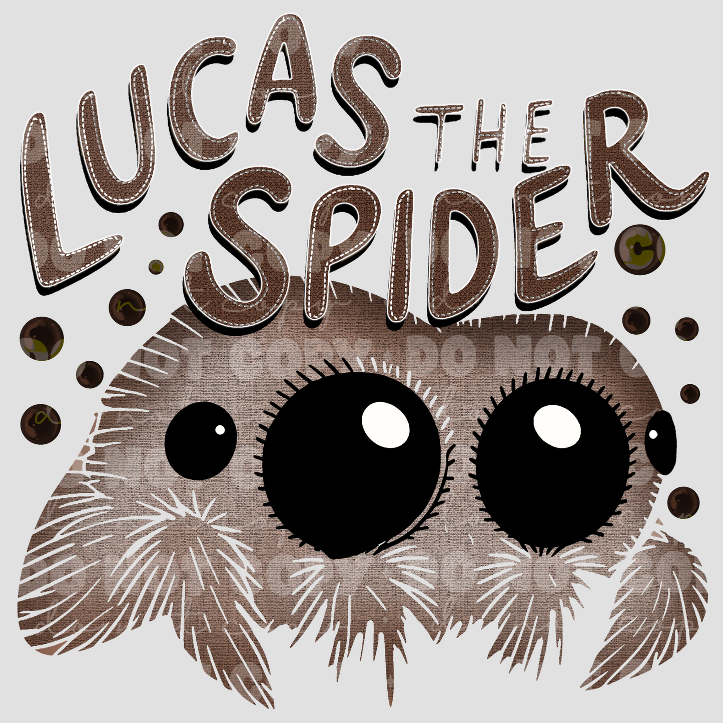 Lucas the Spider PNG Design | Cute Spooky Aesthetic | Trendy Shirt Design | Commercial Use Digital Download