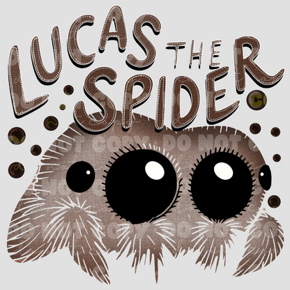 Lucas the Spider PNG Design | Cute Spooky Aesthetic | Trendy Shirt Design | Commercial Use Digital Download