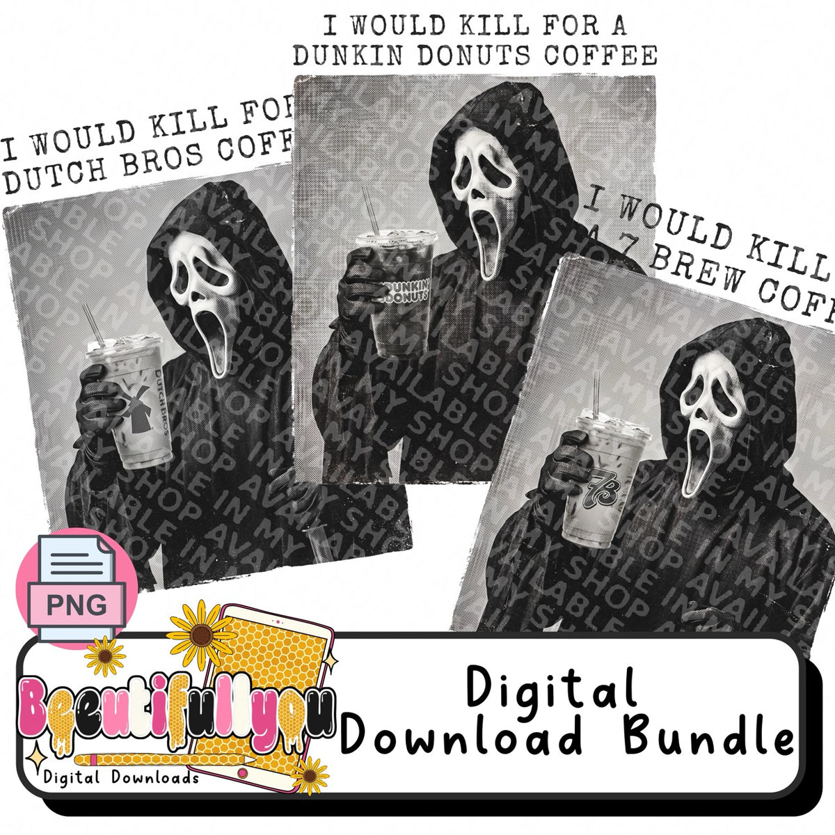 I Would Kill for Coffee Design Bundle