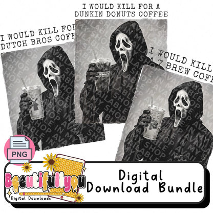 I Would Kill for Coffee Design Bundle