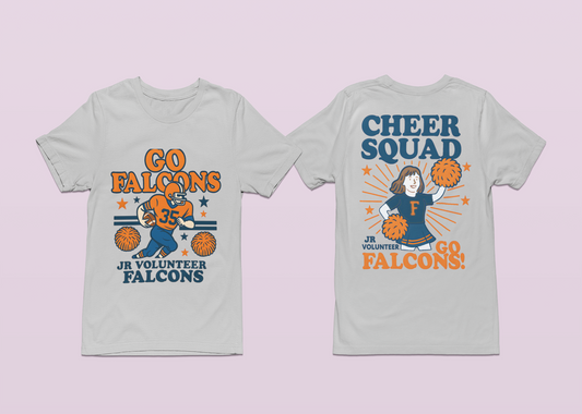 Volunteer HS go falcons t-shirt