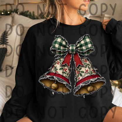 Ripped Jeans Texture Christmas Clipart Bundle | 12 PNG Elements