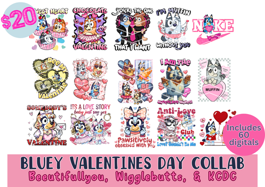 Valentine’s Day Blue Collab 11/21/25 – 60 Digital Designs BeeUTiFullYou x Wigglebutts x KCDC)