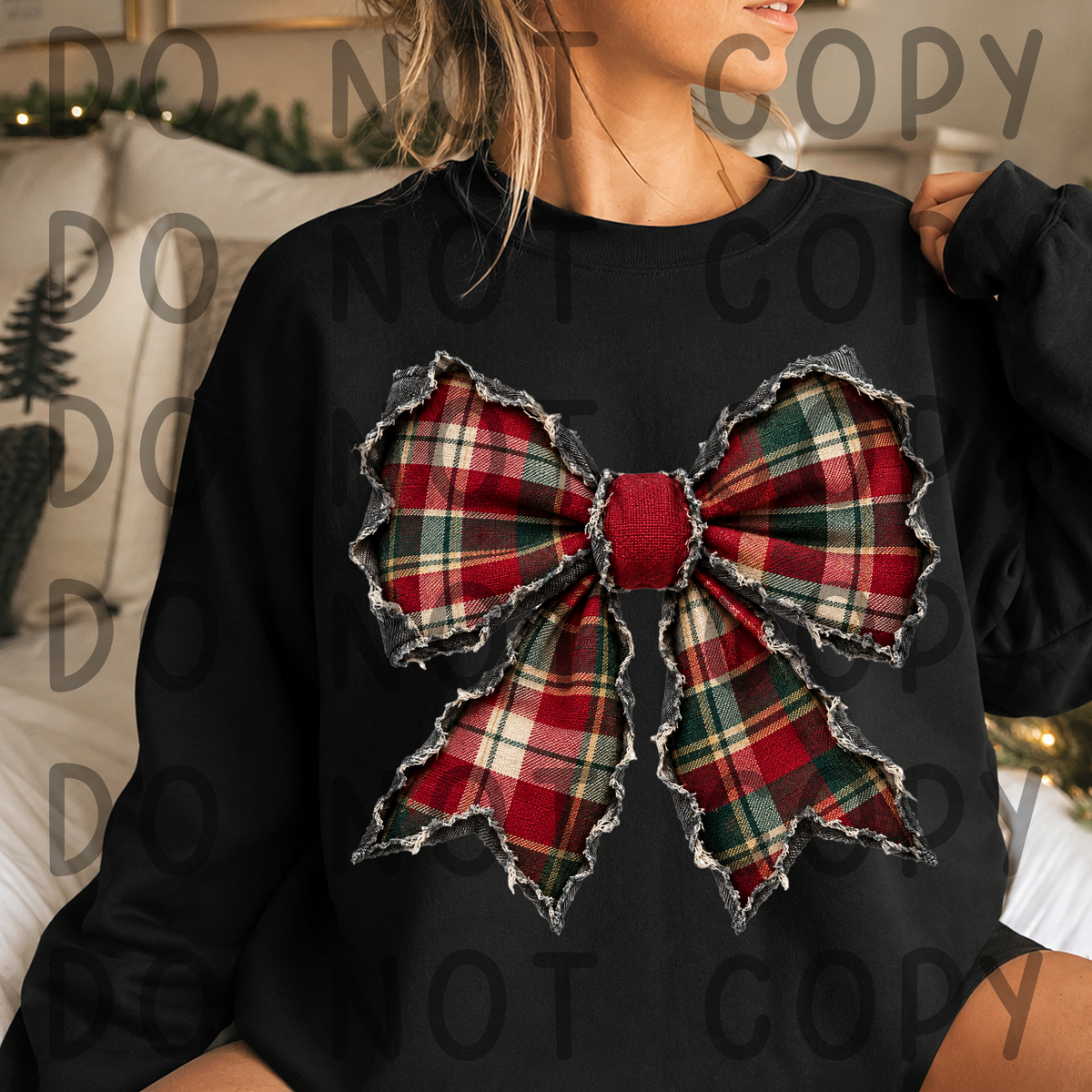 Ripped Jeans Texture Christmas Clipart Bundle | 12 PNG Elements