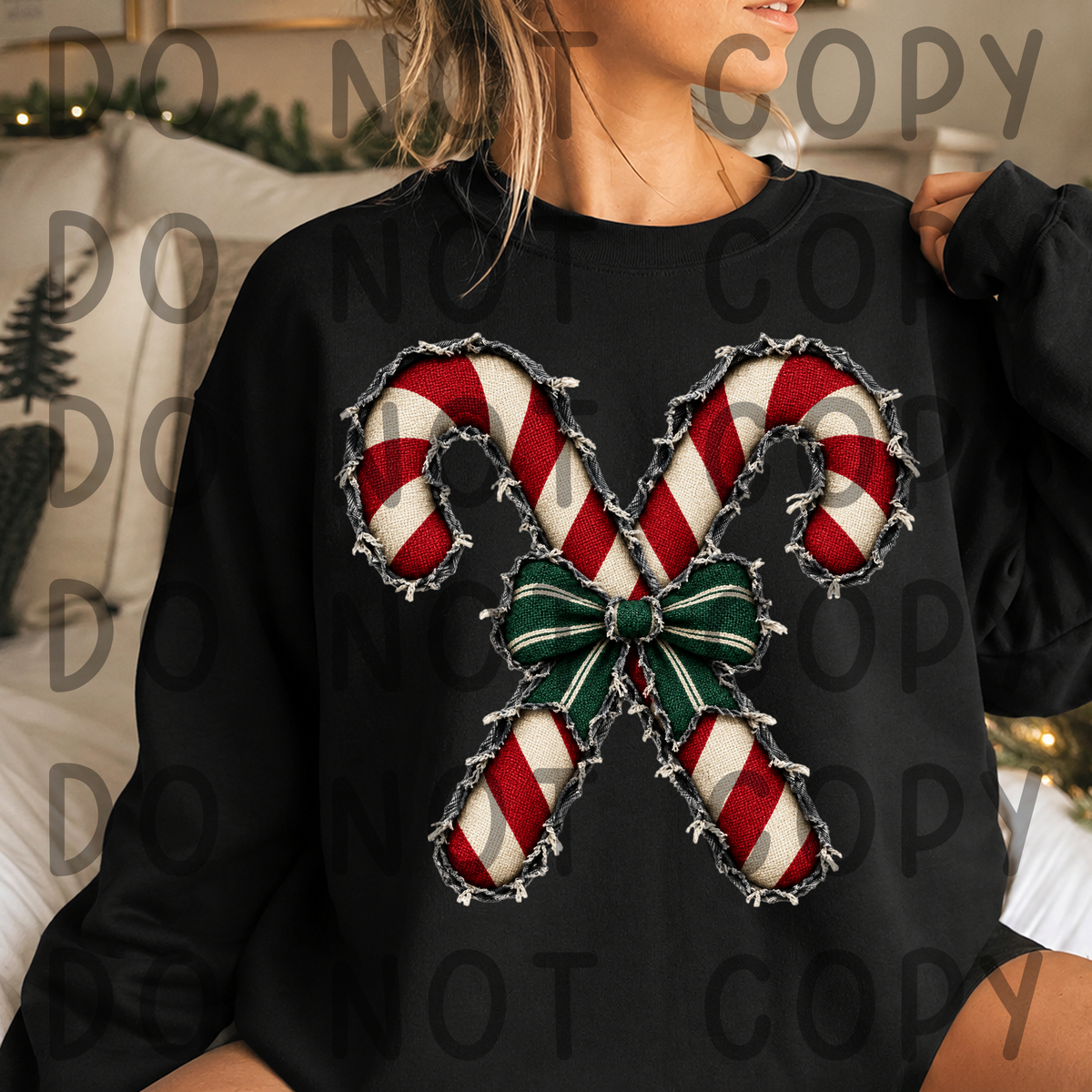 Ripped Jeans Texture Christmas Clipart Bundle | 12 PNG Elements