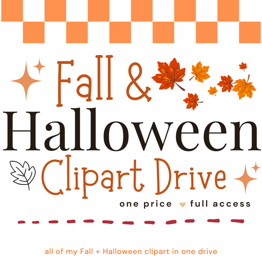 Fall & Halloween Clipart Drive – Full Collection Access