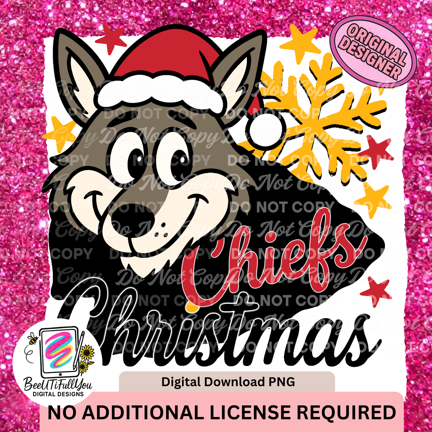 Chiefs Christmas PNG| Mini Bundle| BeeUTillYou Digital Designs
