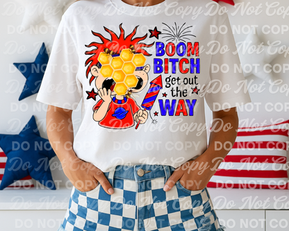 Boom Bitch Get Out the Way PNG
