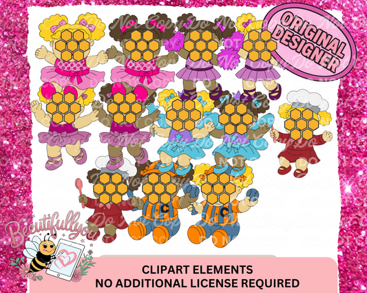 Doll Clipart Bundle