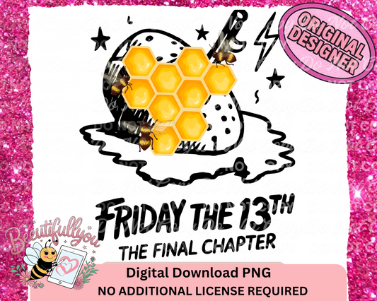 Friday the 13th Skull PNG • The Final Chapter Horror Clipart • Digital Download Slasher Art
