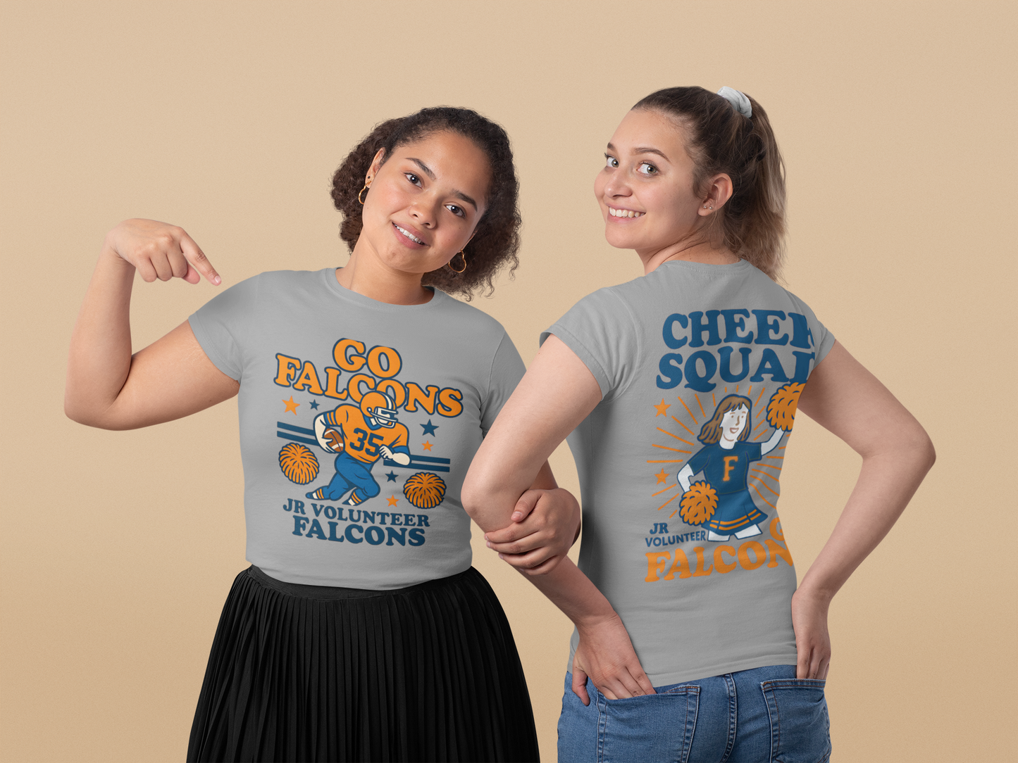 Volunteer HS go falcons t-shirt