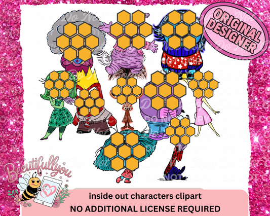 Inside Out Characters Clipart