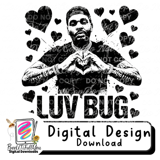 LUV BUG – Finished Design PNG
