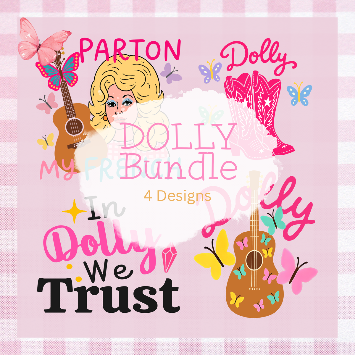 Dolly 4 Piece PNG Bundle