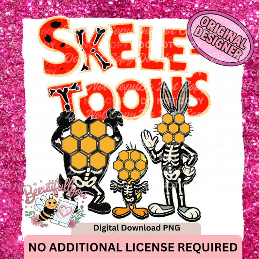 SkeleToons Halloween PNG
