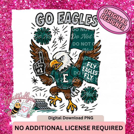 Go Eagles PNG