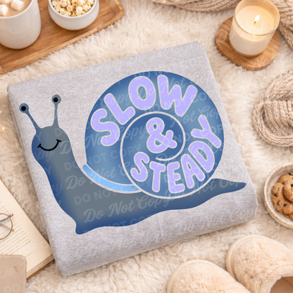 Slow & Steady Snail PNG / Digital Download
