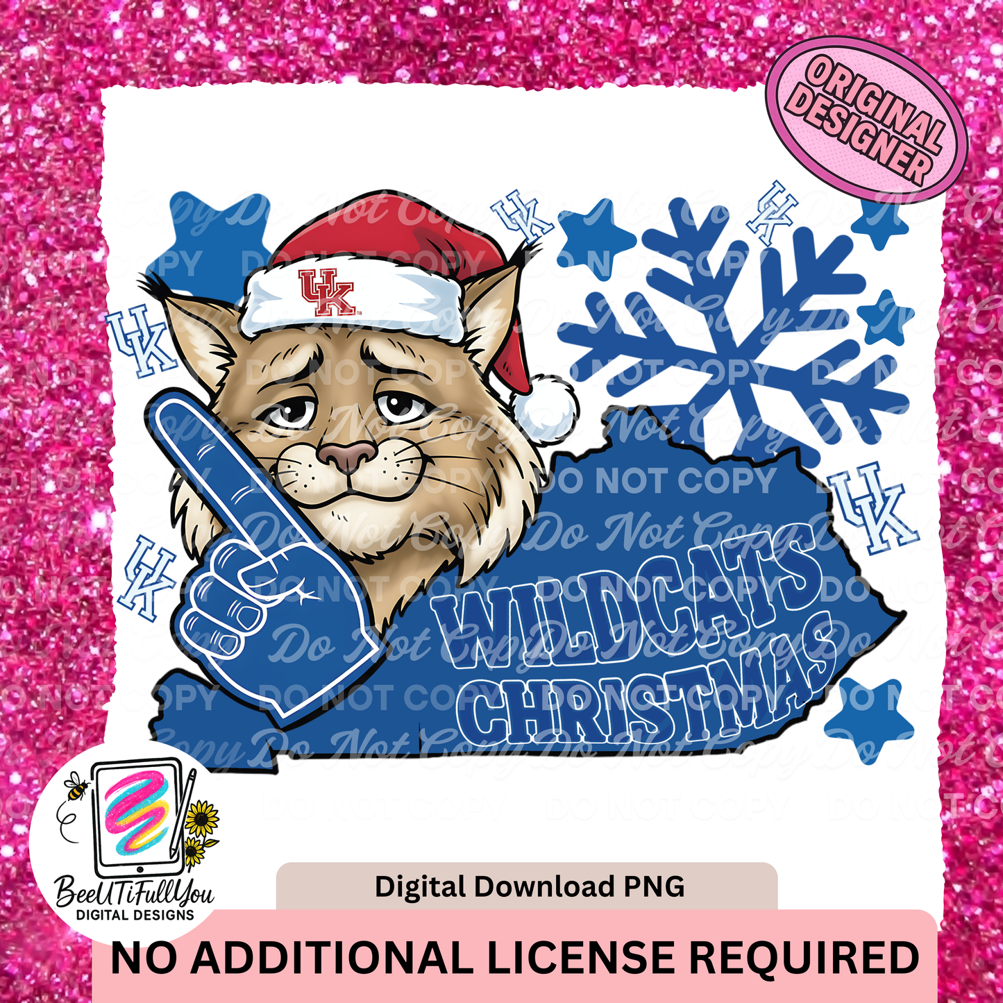 Wildcats Christmas PNG | Seamless Pattern, Sleeve Print & Main Design |  Holiday Digital Download