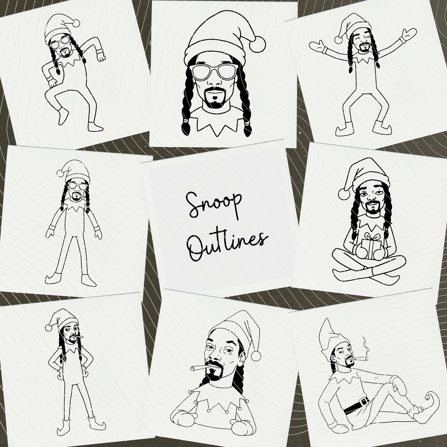 Snoo Outlines