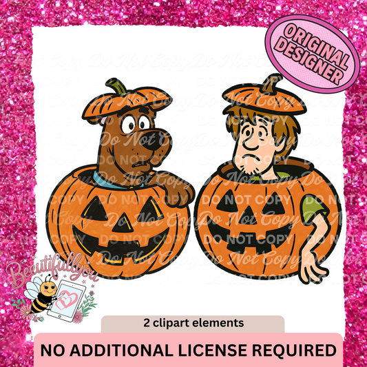 Halloween Clipart Duo