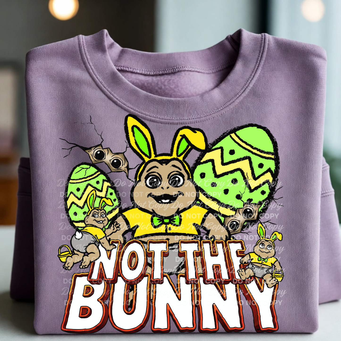 Not the Bunny, Funny Easter PNG Design | Ready-to-Use Digital Download | Commercial Use Included