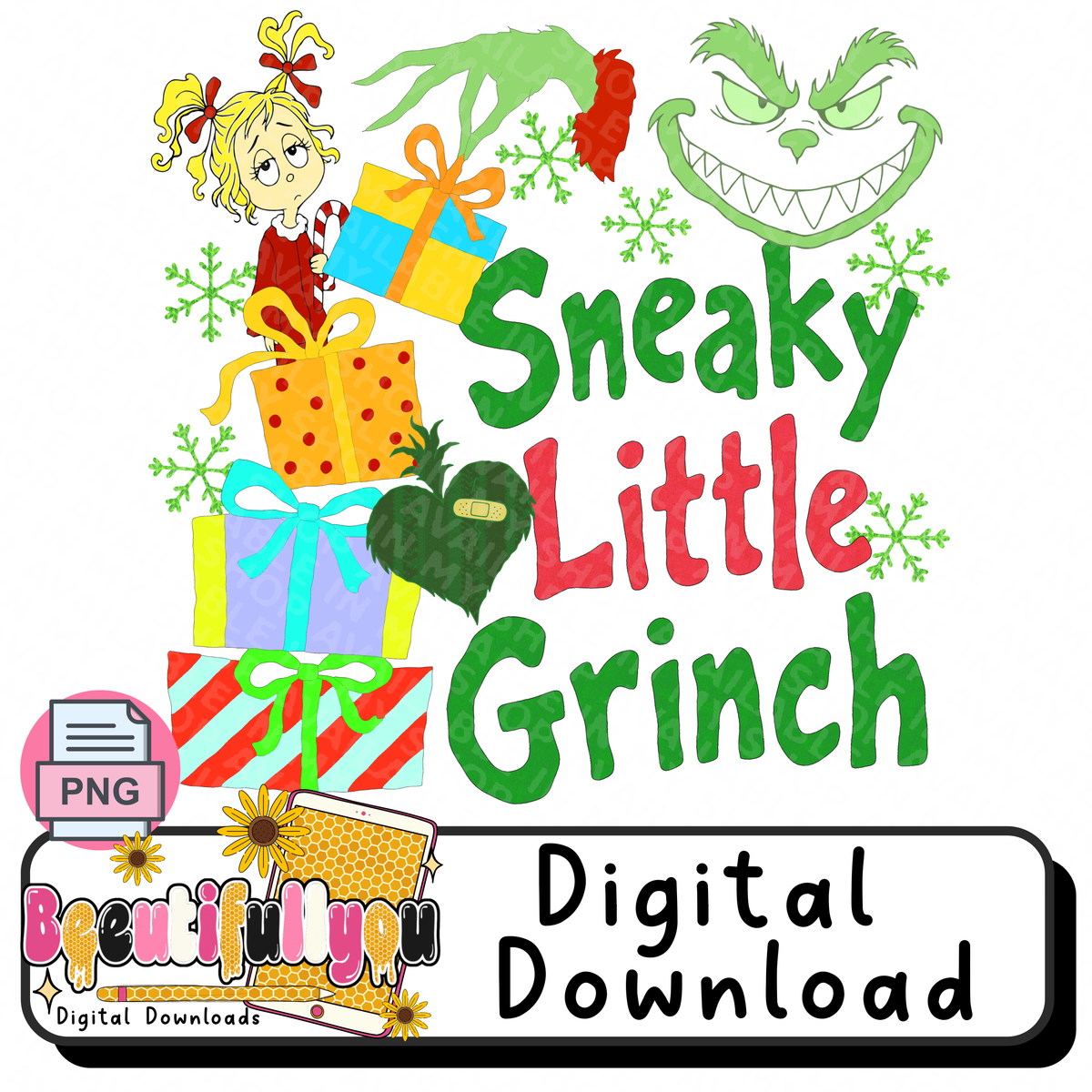 Sneaky Little Grouch PNG Design Download