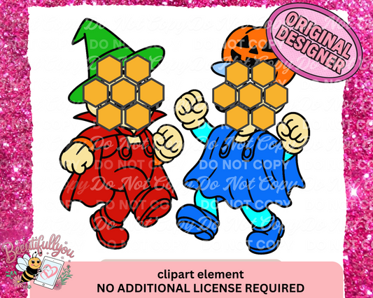 Halloween Bros Clipart