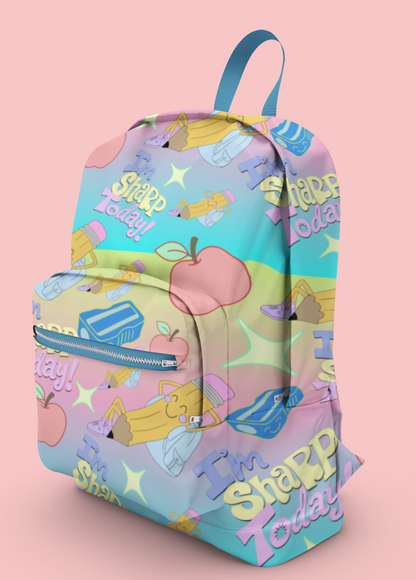 I'm Sharp Today PNG Bundle | Pencil Back to School Design | Matching Seamless Pattern Included | Teacher and student Shirt Design | Digital Download