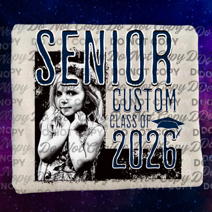 Custom Senior 2026 PNG | Personalized Graduation Shirt Design | Senior Custom Photo Design | Class of 2026 Custom Graphic
