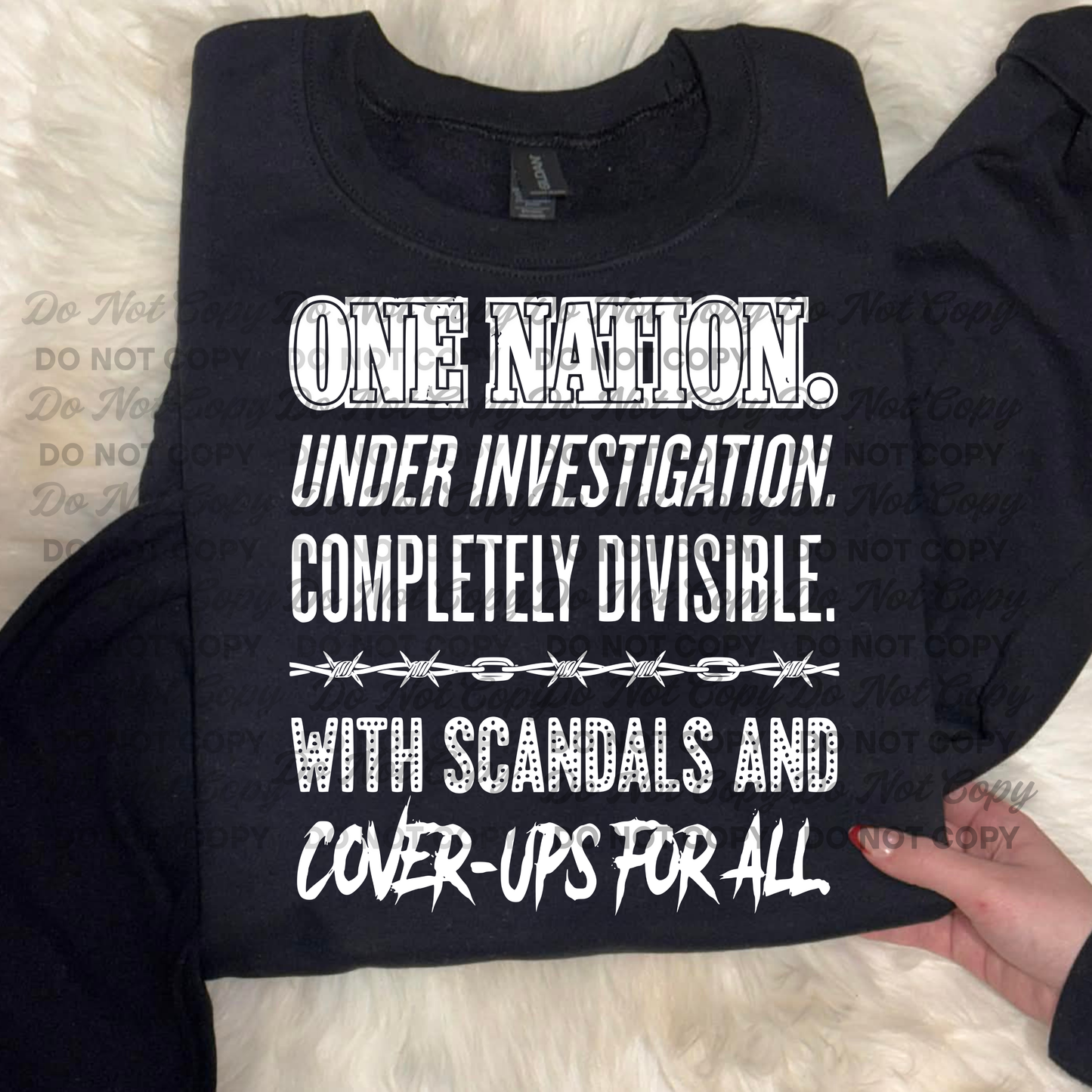 One Nation Under Investigation PNG | | Completely Divisible Sarcastic Quote | Digital Download