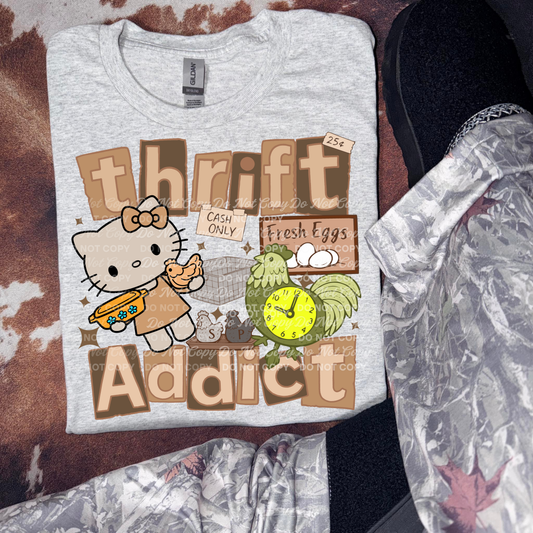 Thrift Addict – Farmhouse Market Design Digital PNG Download
