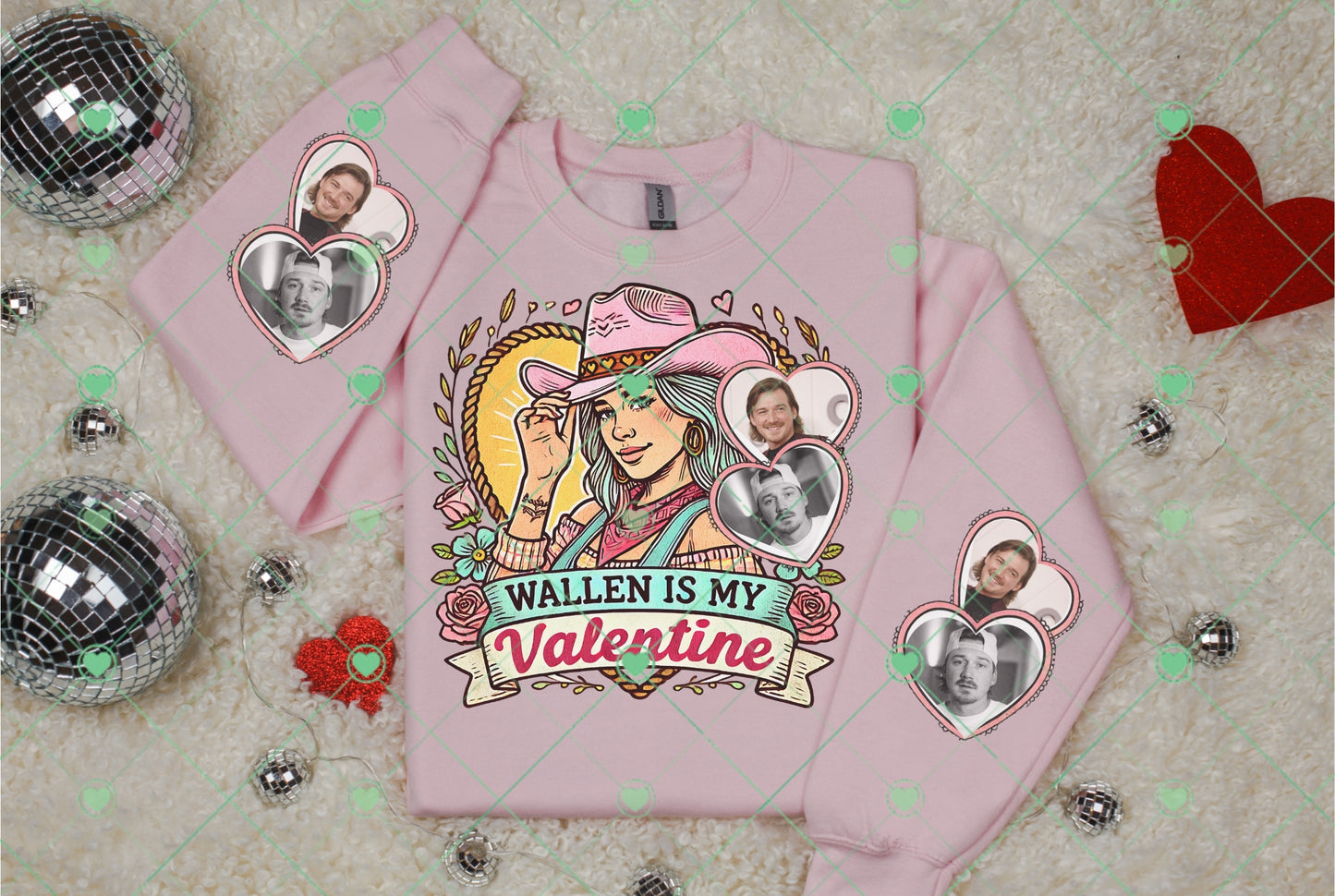 Custom Valentine’s Day PNG – Personalized Text & Photo Design for Shirts & Gifts