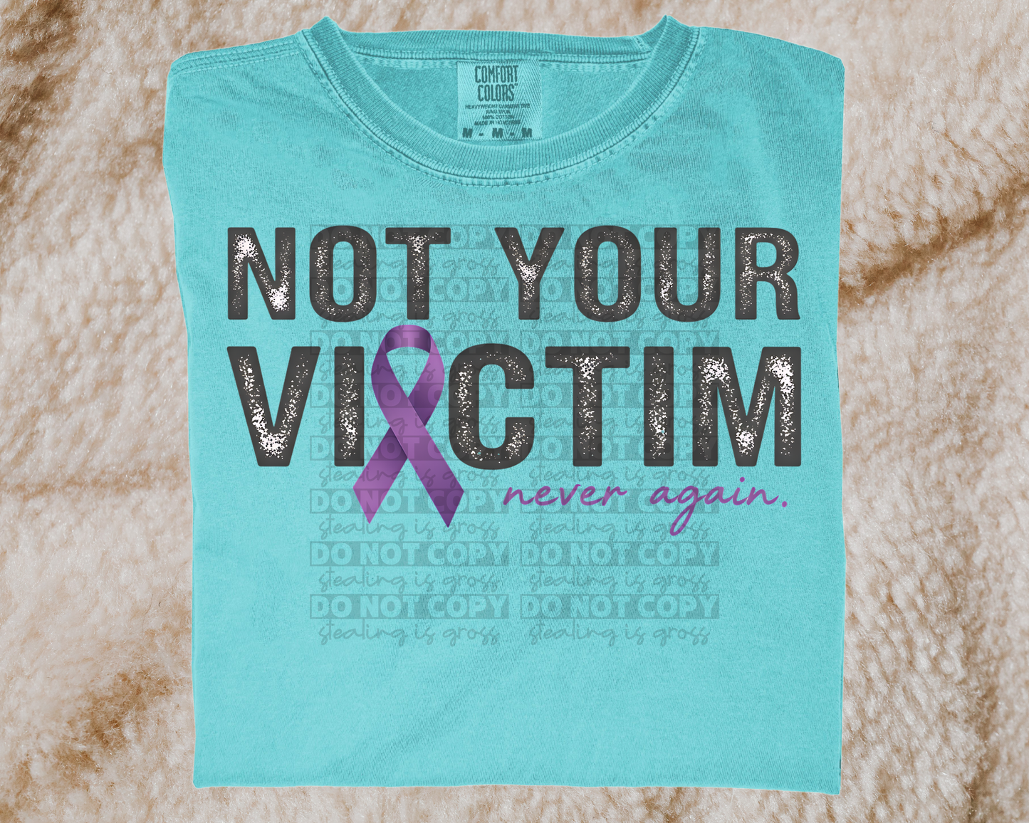 DV Awareness Bundle – 5 PNG Designs | Domestic Violence Support | Purple Ribbon Shirts | Physical Products Only | No Additional License Required