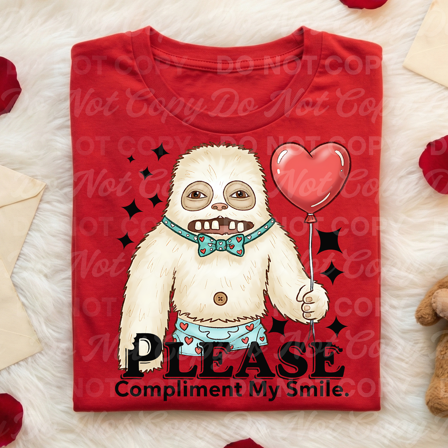 Please Compliment My Smile PNG Download | Valentine Design | Physical Products Only | Commercial Use Included